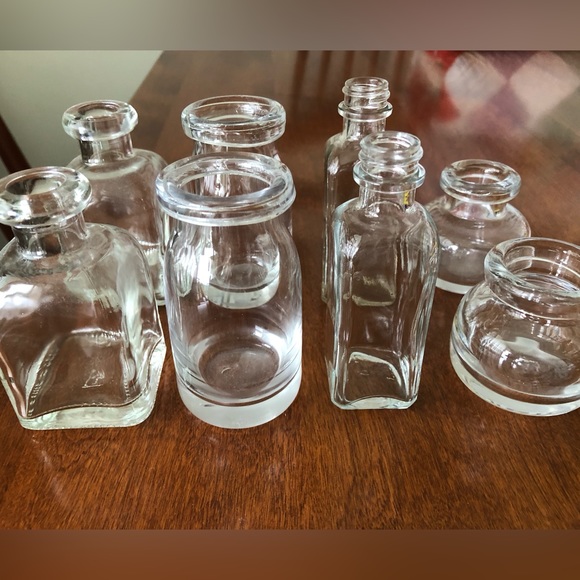 COPY - Bundle of 8 small glass jars vases - Picture 3 of 5